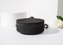 Woven Round Crossbody Bag