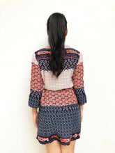 Printed Bohemian Shift Dress (BACKORDER)