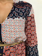 Printed Bohemian Shift Dress (BACKORDER)
