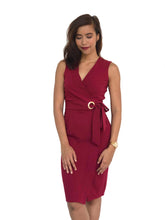 Slit Waist-Tie Midi Dress