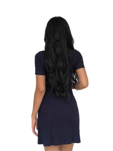 Buttoned Basic Knitted Dress [BACKORDER]