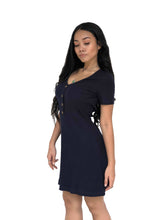 Buttoned Basic Knitted Dress [BACKORDER]