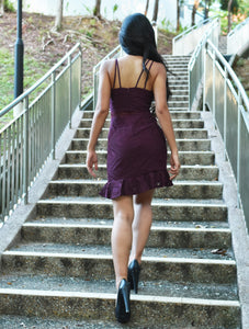Hollow-Cut Fish-tail Dress [Premium]