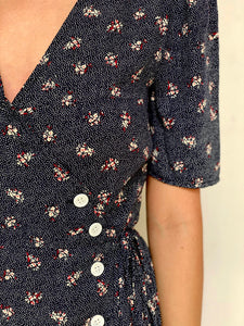 Floral Wrap Tea Dress [BACKORDER]