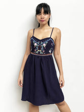 Embroidered Babydoll Sphag dress