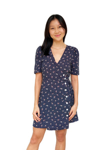 Floral Wrap Tea Dress [BACKORDER]