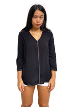 Sequin-Pannelled Chiffon Top