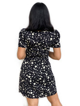 Floral Waist-Tie Shift Dress
