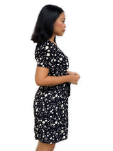 Floral Waist-Tie Shift Dress