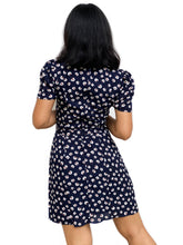 Floral Waist-Tie Shift Dress