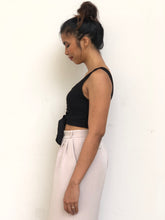 Lace-up Cropped Tank