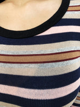 Striped Knitted Skater Dress