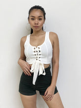 Lace-up Cropped Tank