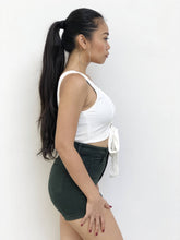 Lace-up Cropped Tank