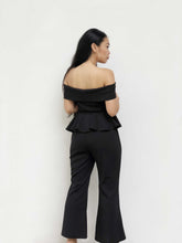 Two-Piece Peplum Jumpsuit