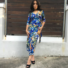 Floral Maxi/Midi Wrap Dress