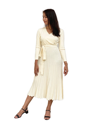 Pleated Waist-Tie Midi [BACKORDER]