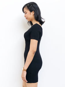 Basic Knitted Buttoned Dress [BACKORDER]