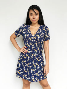 Floral Printed Wrap Dress