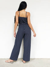 Pinstripe Navy Jumpsuit