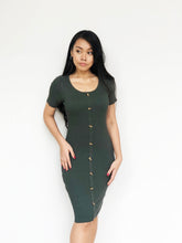 Basic Knitted Buttoned Dress [BACKORDER]