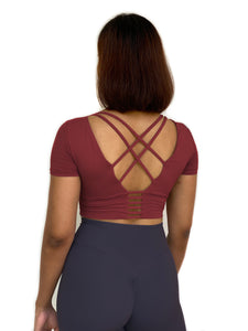 Crossed Back Top