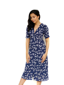 Floral Midi Tea Dress