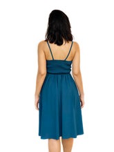 Ribbon-Tie Midi Dress