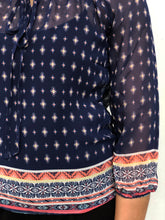 Patterned Tunic Blouse