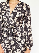 Floral Waist-Tie Midi