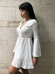 Hollow-Cut Tassels Dress [Premium] [BACKORDER]