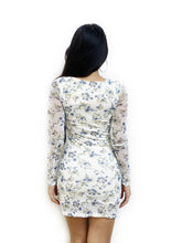 Mesh Floral Bodycon Dress