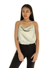 Cowl Satin Top