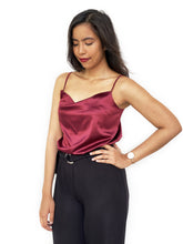 Cowl Satin Top
