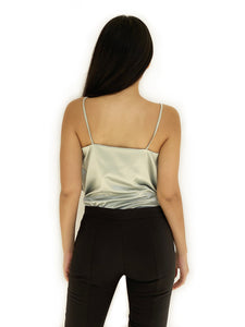 Cowl Satin Top