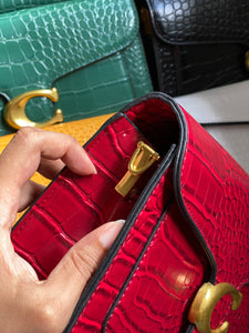 Coach Tabby Croc Crossbody