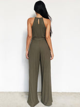 Knitted Racer-Back jumpsuit
