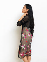 Mesh Floral Cardigan