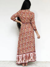 Retro-Printed Maxi Wrap Dress [BACKORDER]