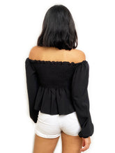 Ruched Front Bardot Top