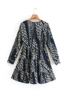 Printed Babydoll-Tea Dress