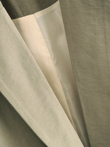 Gathered-Sleeve Blazer