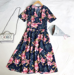 Floral Swing Midi Dress