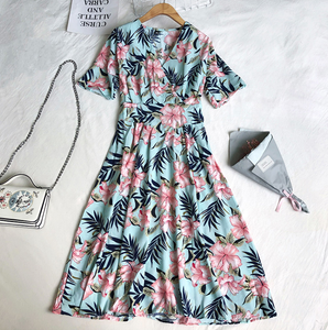 Floral Swing Midi Dress