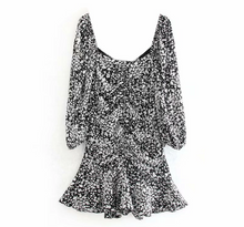 Bubble-Sleeved Fairy Floral Dress