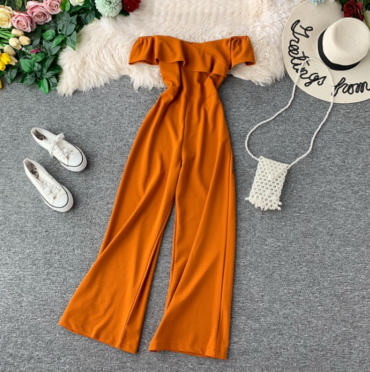Overlapped Front Jumpsuit