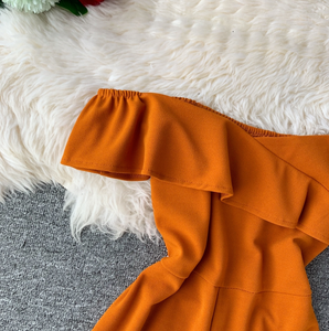 Overlapped Front Jumpsuit