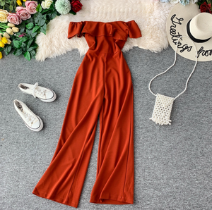 Overlapped Front Jumpsuit
