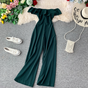 Overlapped Front Jumpsuit