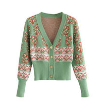 French Vintage Slimming Cardigan